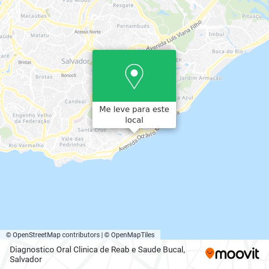 Diagnostico Oral Clinica de Reab e Saude Bucal mapa
