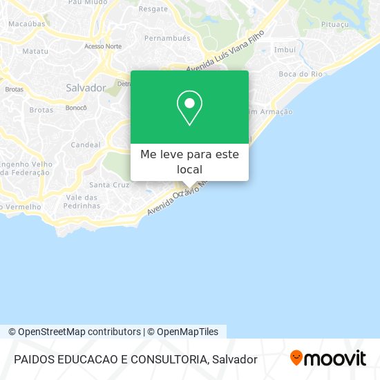 PAIDOS EDUCACAO E CONSULTORIA mapa