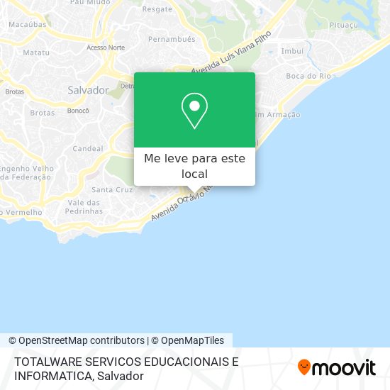 TOTALWARE SERVICOS EDUCACIONAIS E INFORMATICA mapa