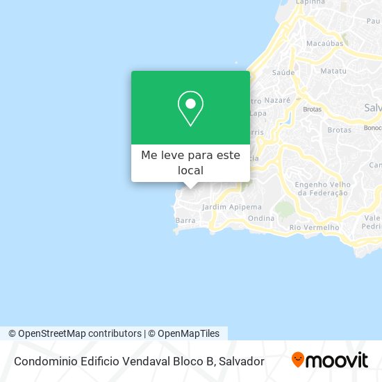 Condominio Edificio Vendaval Bloco B mapa