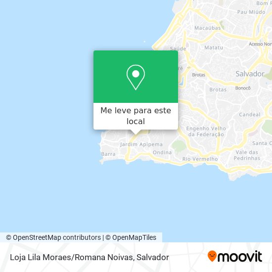 Loja Lila Moraes/Romana Noivas mapa