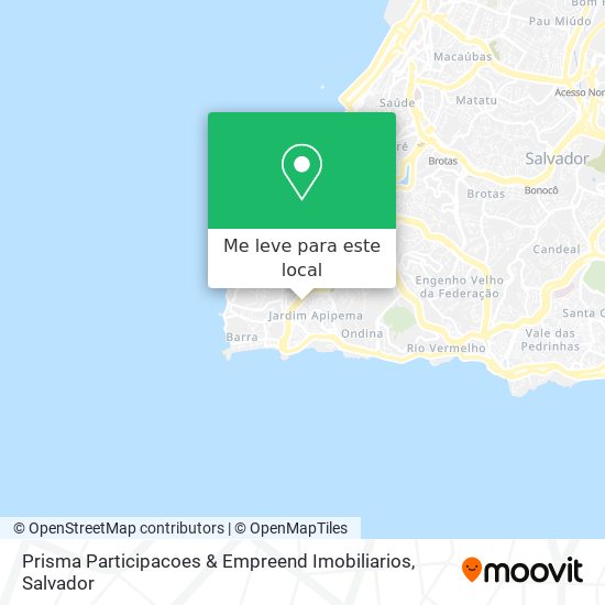 Prisma Participacoes & Empreend Imobiliarios mapa