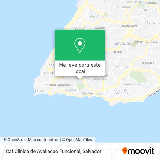 Caf Clinica de Avaliacao Funcional mapa