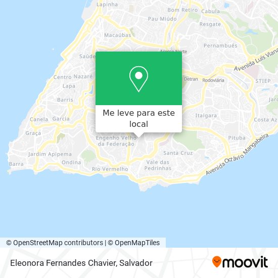 Eleonora Fernandes Chavier mapa