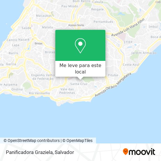 Panificadora Graziela mapa
