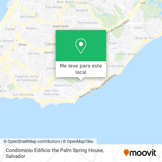 Condominio Edificio the Palm Spring House mapa