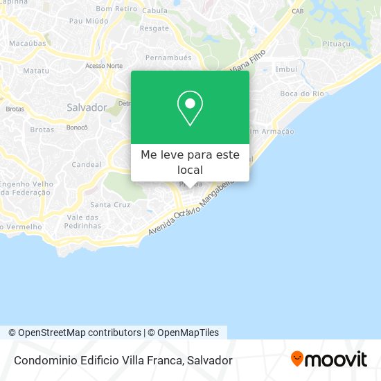 Condominio Edificio Villa Franca mapa