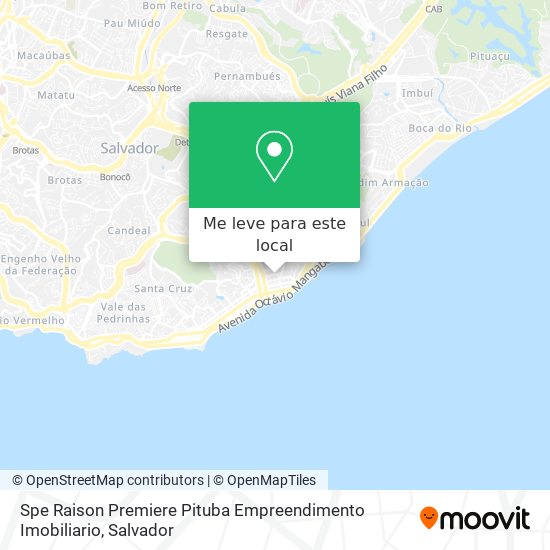 Spe Raison Premiere Pituba Empreendimento Imobiliario mapa