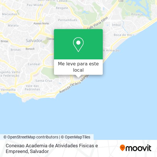 Conexao Academia de Atividades Fisicas e Empreend mapa