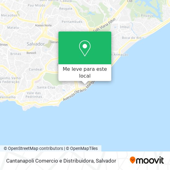 Cantanapoli Comercio e Distribuidora mapa