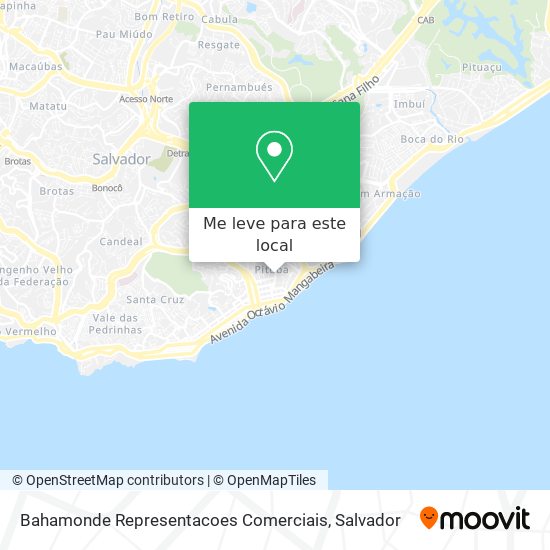 Bahamonde Representacoes Comerciais mapa