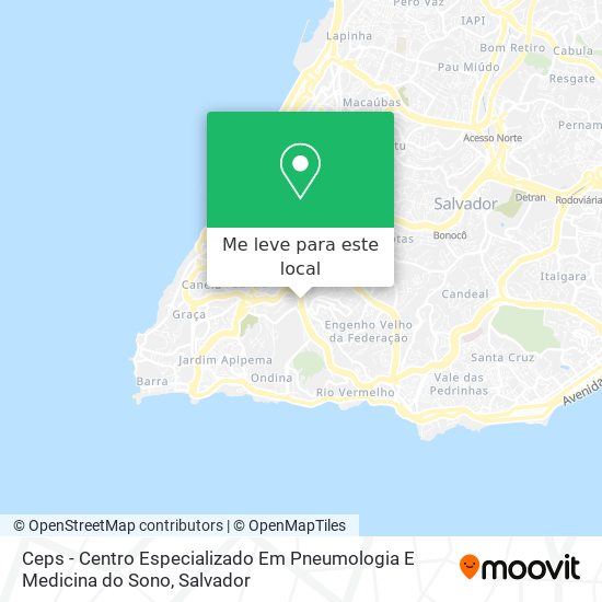 Ceps - Centro Especializado Em Pneumologia E Medicina do Sono mapa
