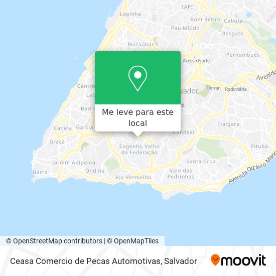 Ceasa Comercio de Pecas Automotivas mapa