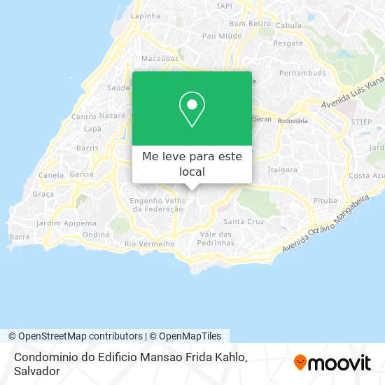 Condominio do Edificio Mansao Frida Kahlo mapa