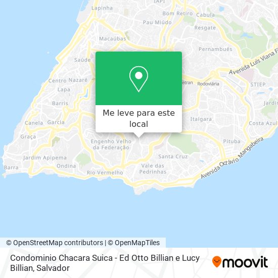 Condominio Chacara Suica - Ed Otto Billian e Lucy Billian mapa