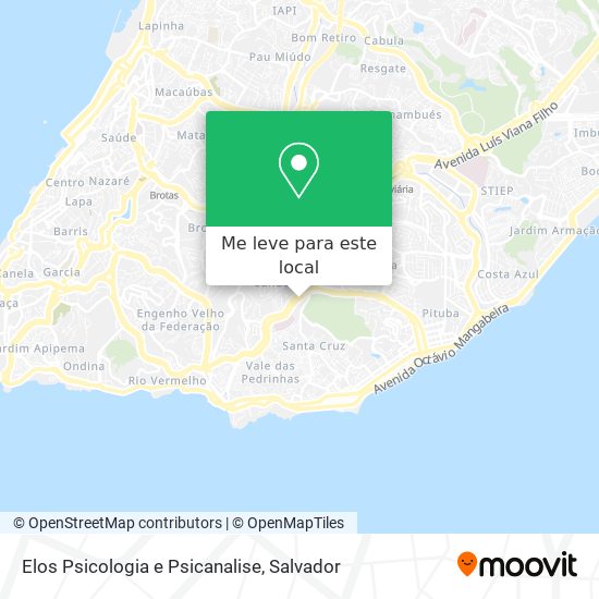Elos Psicologia e Psicanalise mapa