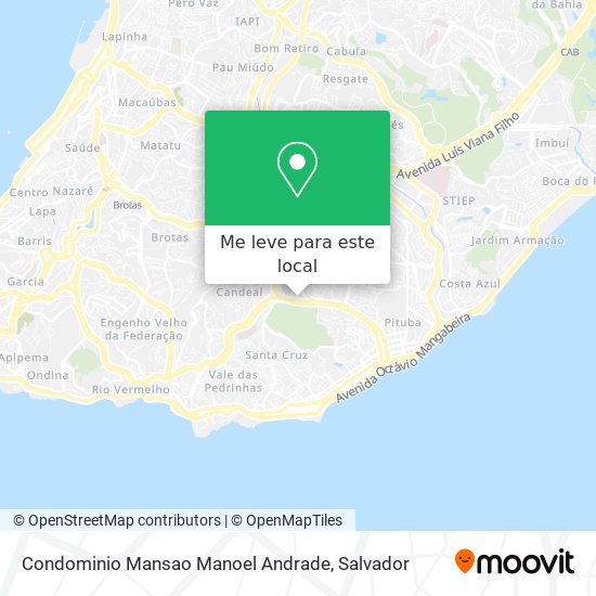 Condominio Mansao Manoel Andrade mapa