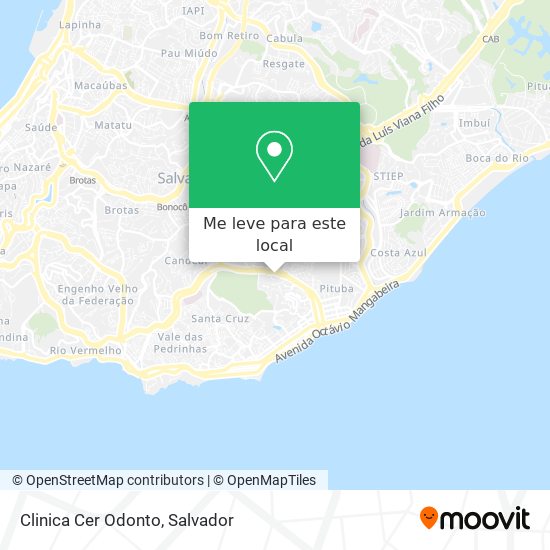 Clinica Cer Odonto mapa