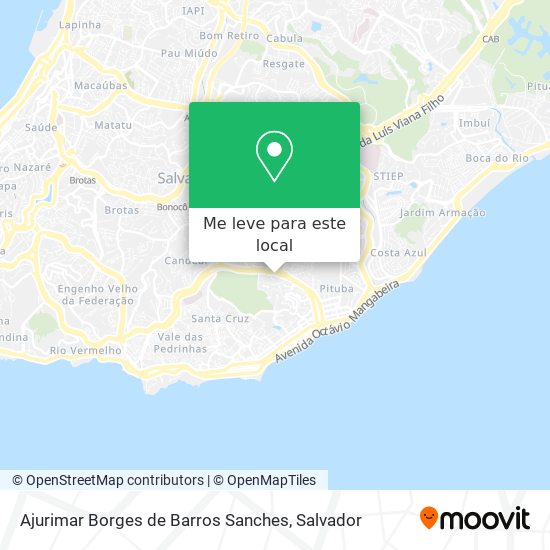 Ajurimar Borges de Barros Sanches mapa