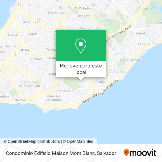 Condominio Edificio Maison Mont Blanc mapa