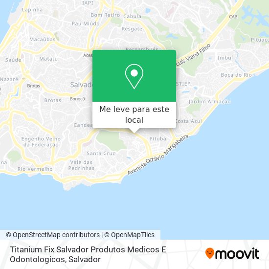 Titanium Fix Salvador Produtos Medicos E Odontologicos mapa