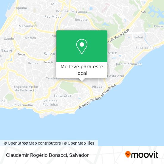 Claudemir Rogério Bonacci mapa