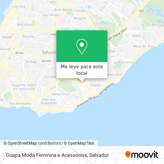 Guapa Moda Feminina e Acessórios mapa