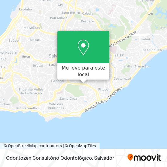 Odontozen Consultório Odontológico mapa