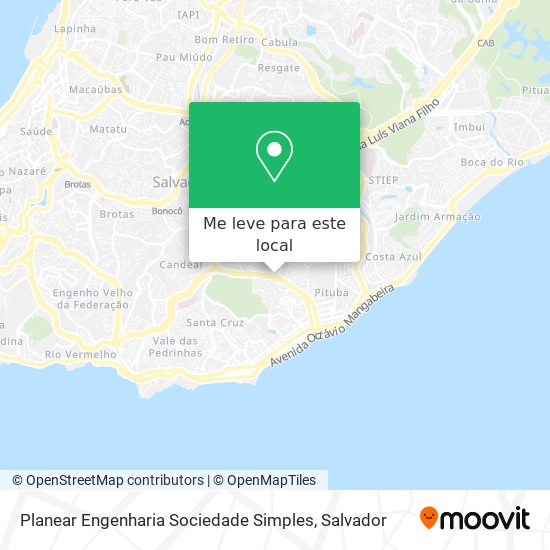 Planear Engenharia Sociedade Simples mapa