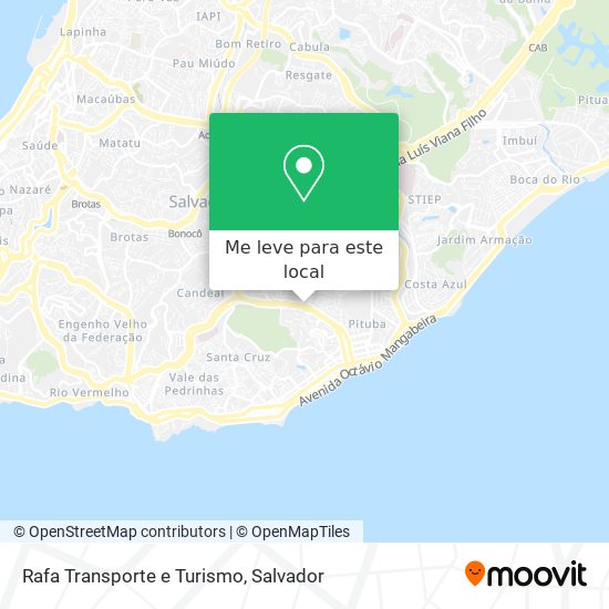 Rafa Transporte e Turismo mapa