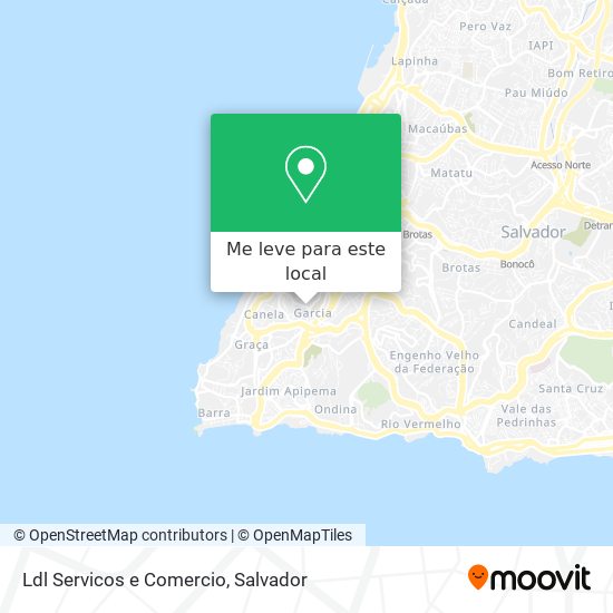 Ldl Servicos e Comercio mapa