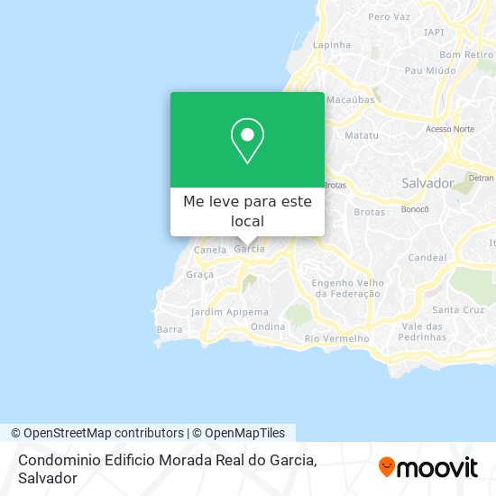 Condominio Edificio Morada Real do Garcia mapa