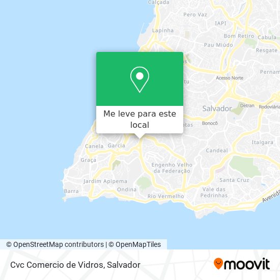 Cvc Comercio de Vidros mapa