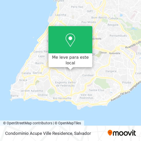 Condominio Acupe Ville Residence mapa