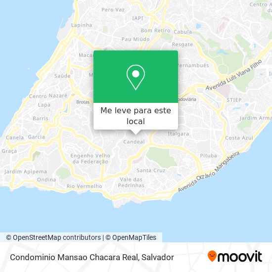 Condominio Mansao Chacara Real mapa