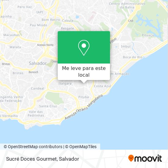 Sucré Doces Gourmet mapa