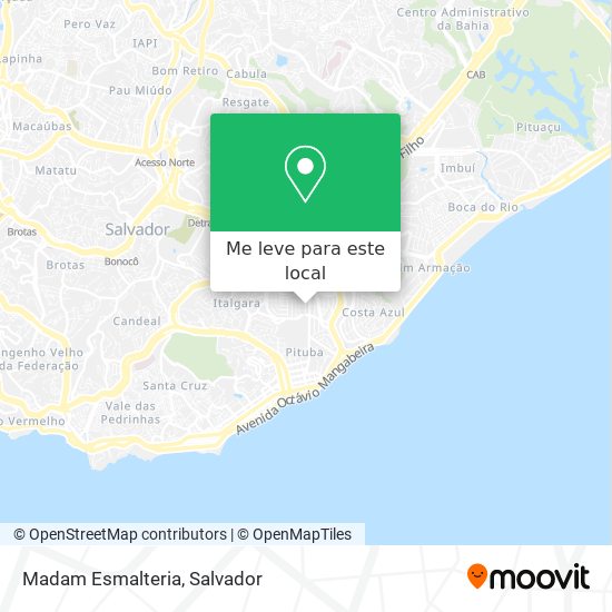 Madam Esmalteria mapa