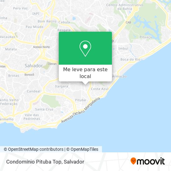 Condomínio Pituba Top mapa