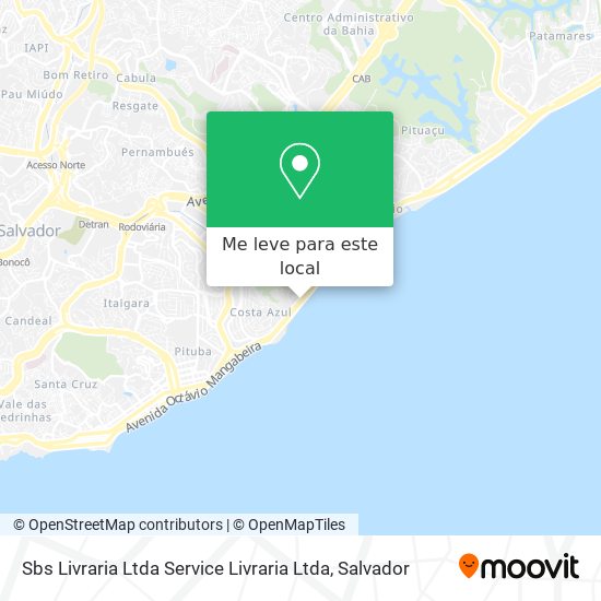 Sbs Livraria Ltda Service Livraria Ltda mapa