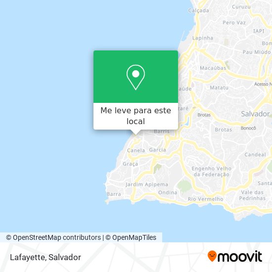 Lafayette mapa