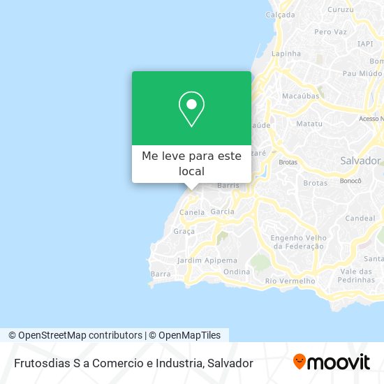 Frutosdias S a Comercio e Industria mapa