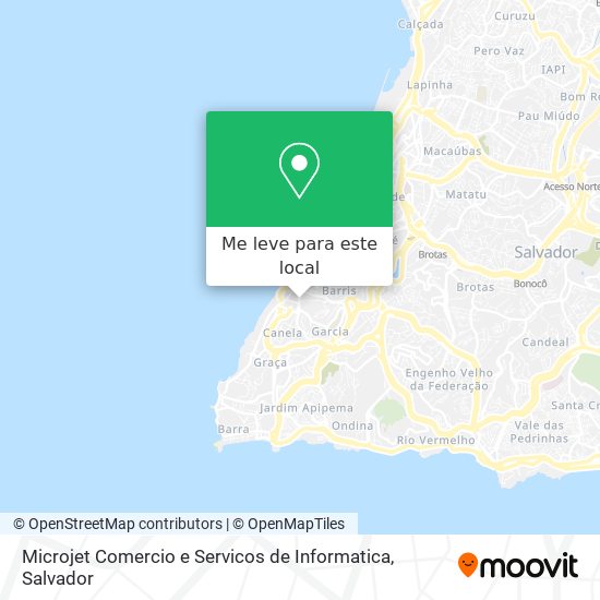 Microjet Comercio e Servicos de Informatica mapa