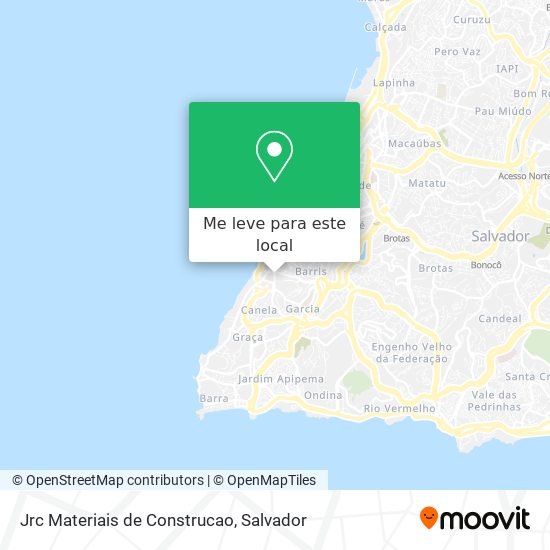 Jrc Materiais de Construcao mapa