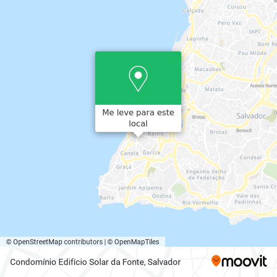Condomínio Edifício Solar da Fonte mapa
