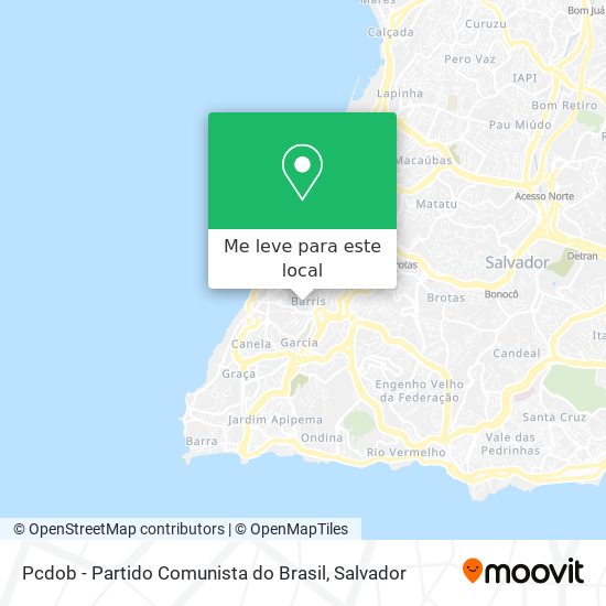 Pcdob - Partido Comunista do Brasil mapa