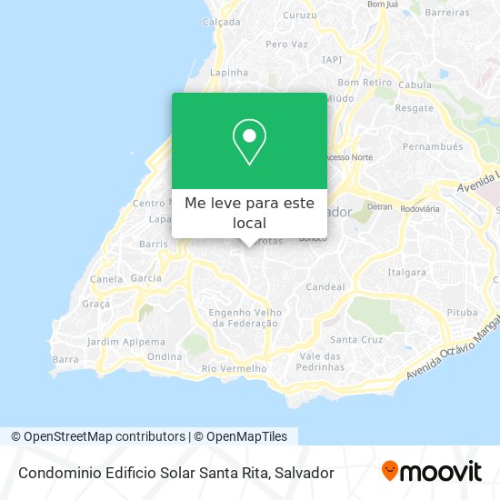 Condominio Edificio Solar Santa Rita mapa