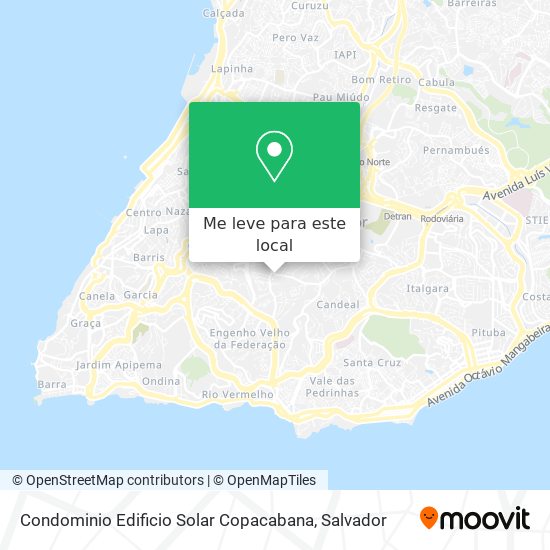 Condominio Edificio Solar Copacabana mapa