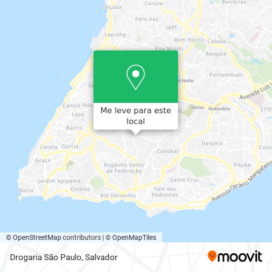 Drogaria São Paulo mapa