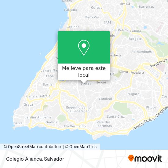 Colegio Alianca mapa