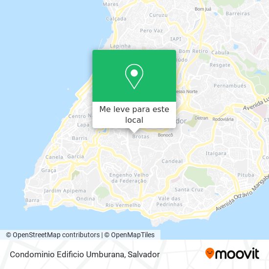 Condominio Edificio Umburana mapa